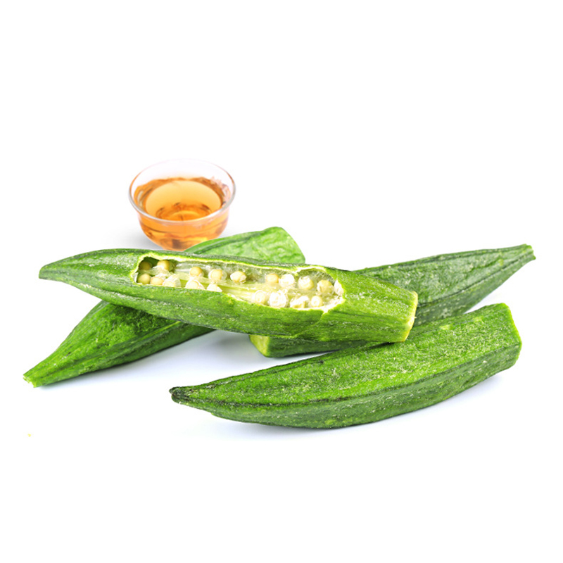 Wholesale pet food Freeze-dried dog treats Freeze-dried okra Freeze-dried vegetable dog food dog snacks