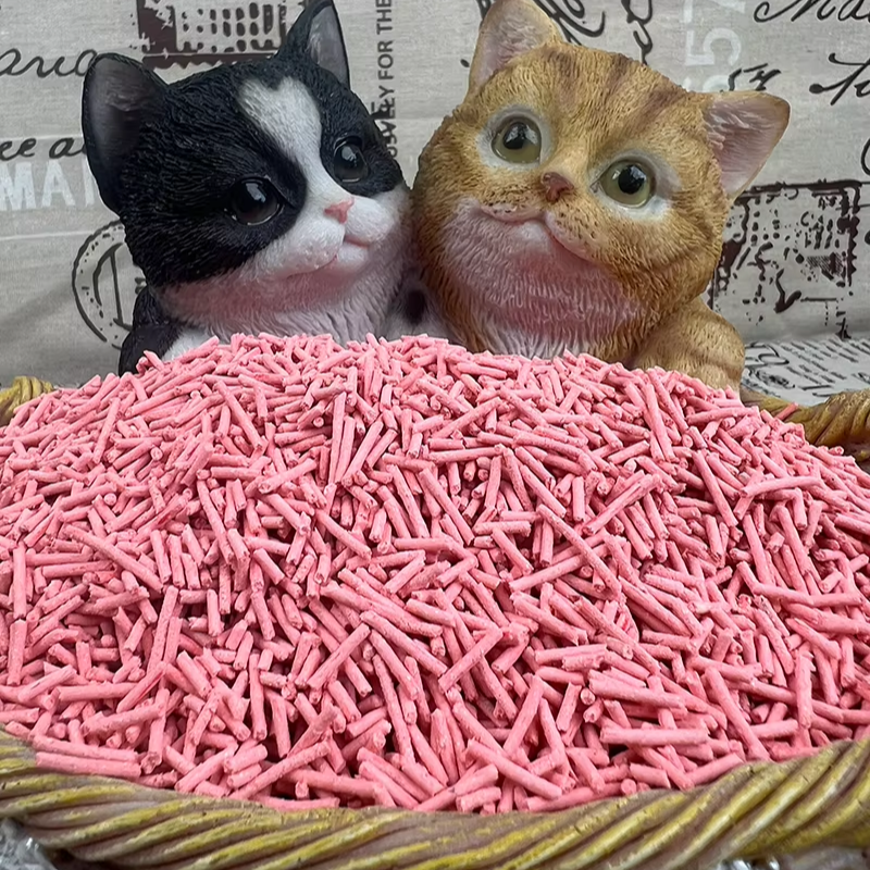 OEM Cat Litter For Cat Factory BSCI Exquisite Packaging Odor Control Plant Tofu Cat Litter Sand