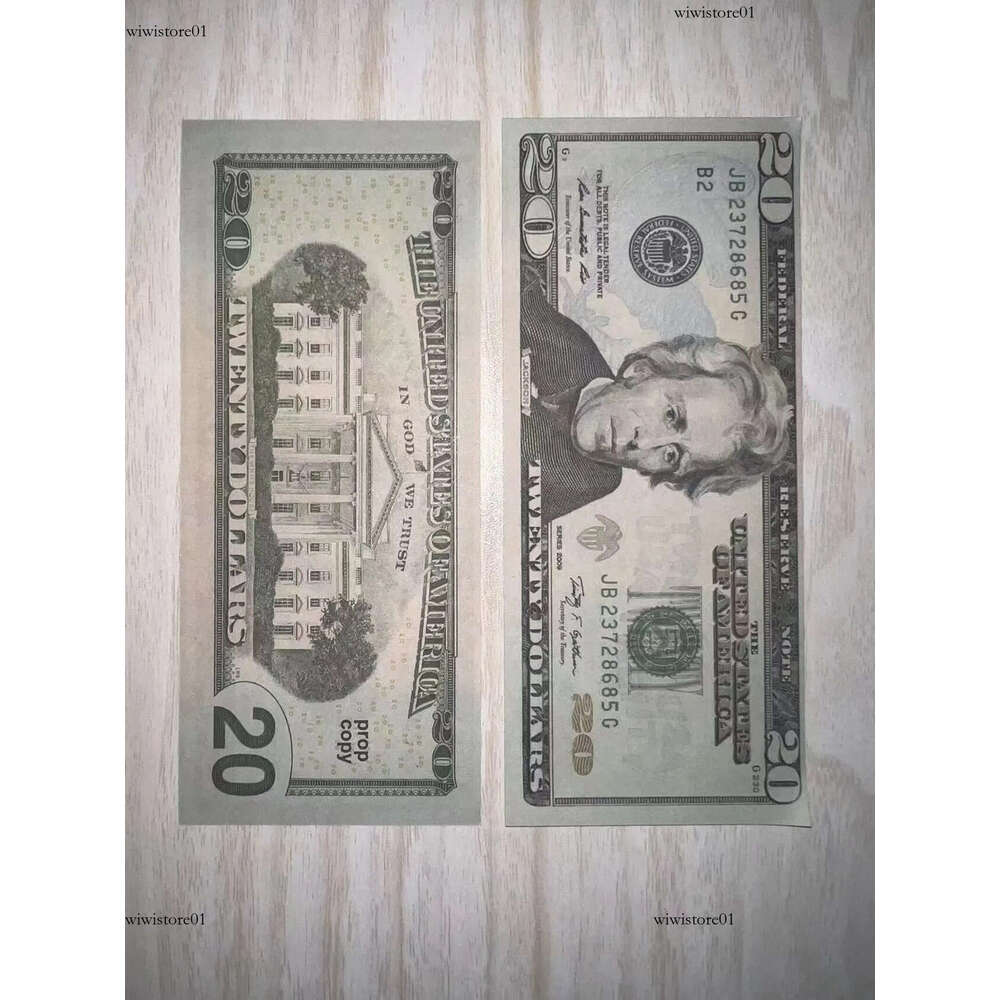 Copy Money Actual 1:2 Size Festival Props Toys Coins Commemorative 500 Denominations Chips Game Notes 1 Exercise Coupons 10 Casom 9C1