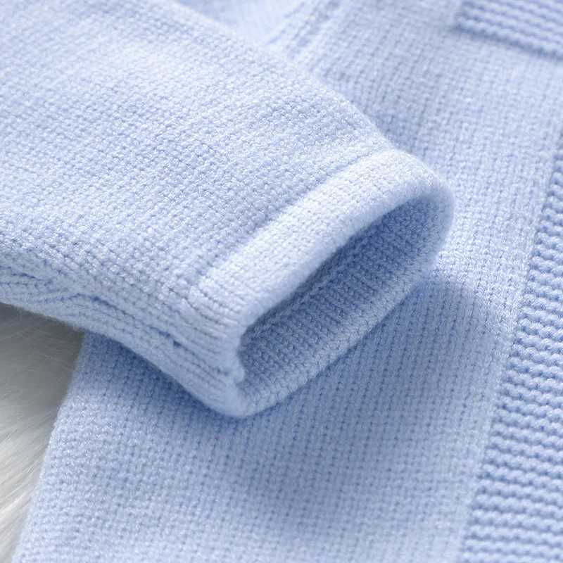 Clothing Sets Winter Baby Girls Pure Color Outfits Autumn Infant Pink Long Sleeve Knit Sweaters Coats+Trousers Clothes Sets Toddler 2pcs Suits H241126