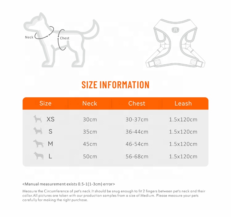 MIDEPET Own Brand In Stock Drop Shipping Accept Pet Product Supplier Dog Harness And Leash Set
