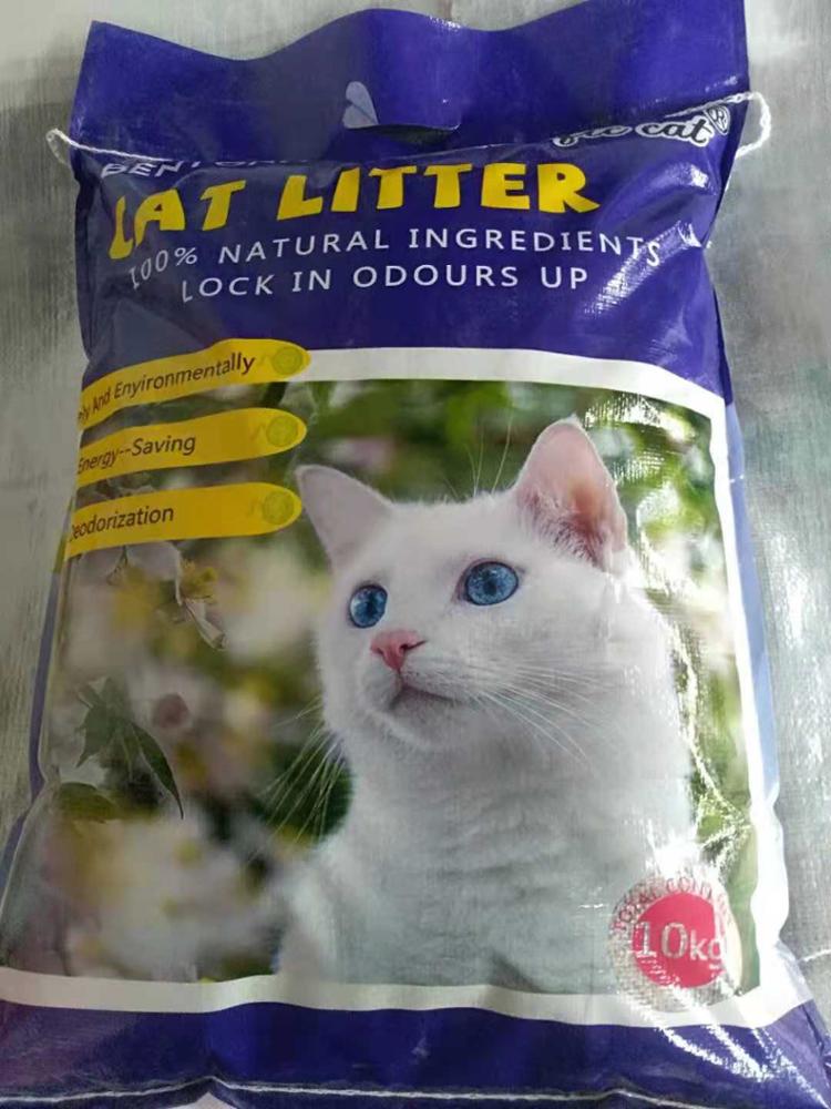 Wholesale natural eco-friendly tofu cat litter high absorption catlitter flushable quickly clumping tofu cat litter