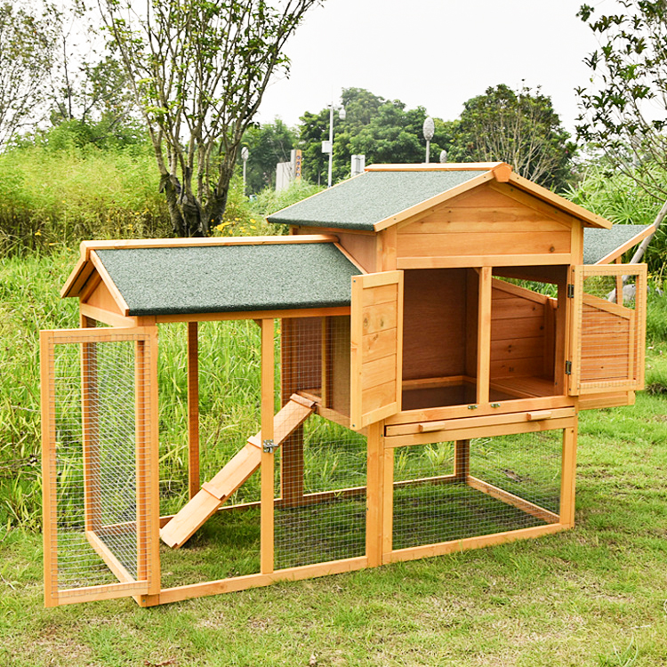 Hot Sales Fast Shipping Large Outdoor Waterproof Wooden Chicken Coop for Hens