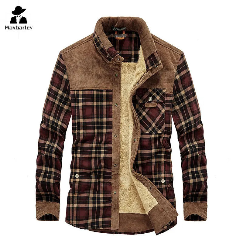 Lanrong Warm Mens Winter Casual Retro Thick Wool Long Sleeve Plain Business Casual Comfortable Jacket 241126