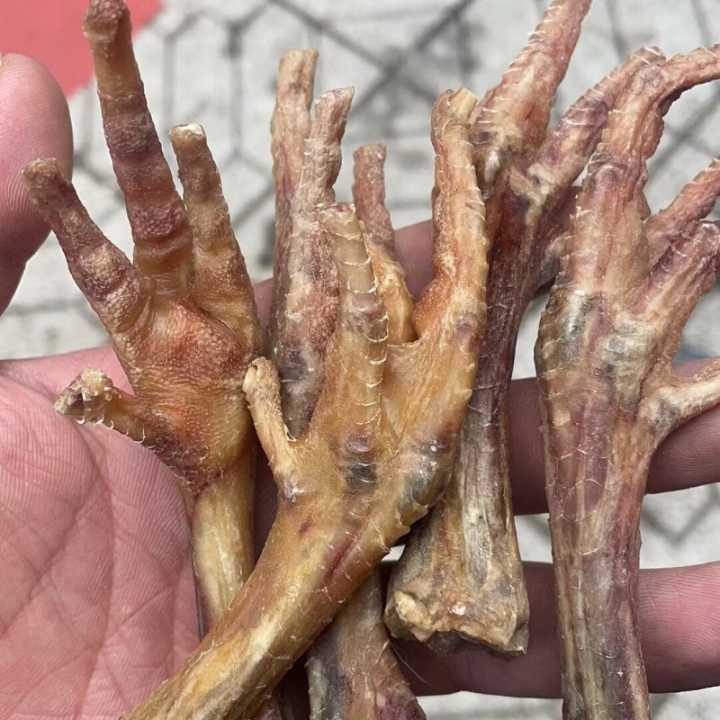 High Protein Dry Chicken Feet Pet Treats For Dog