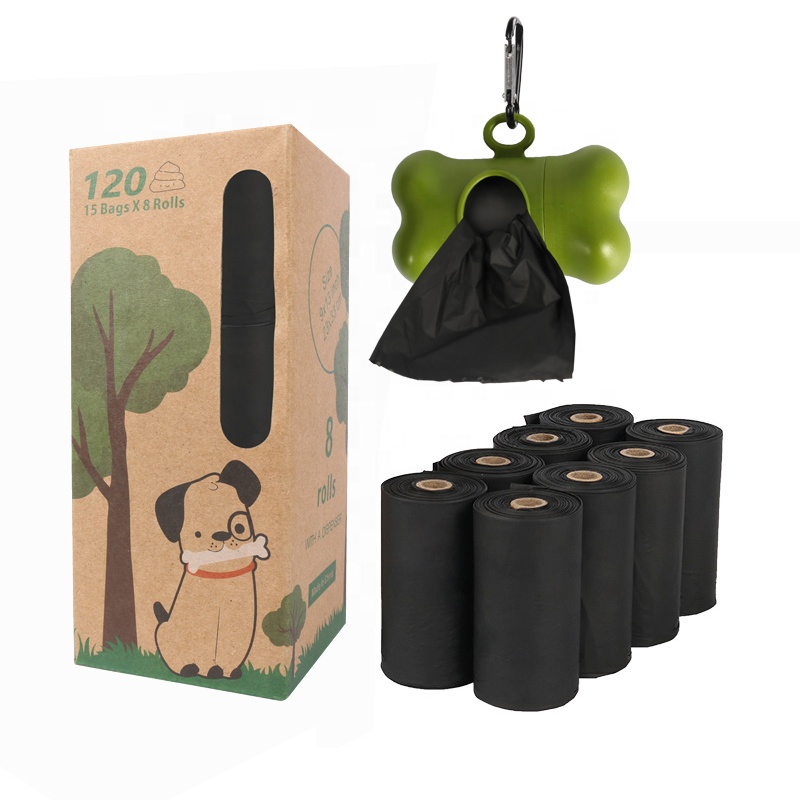 100 biodegradable cornstarch bpi certified dog poo waste bag poop bag scented doggy poo bags