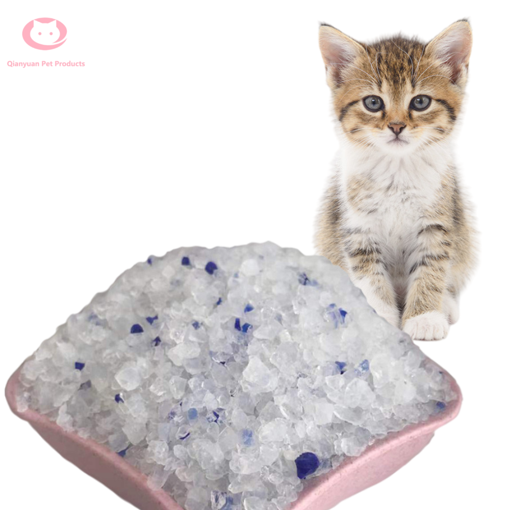High quality Ocean fragrance 3.8L Silica gel cat litter good absorb ability cheap price