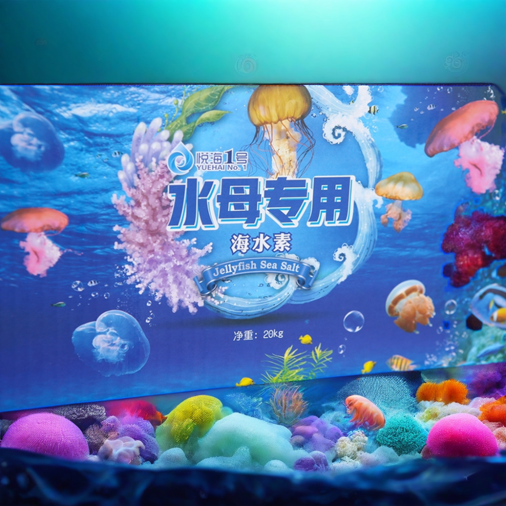 soluble jelly salt soak artificial sea water crystal salt for aquarium 20kg 25kg Jellyfish sea salt