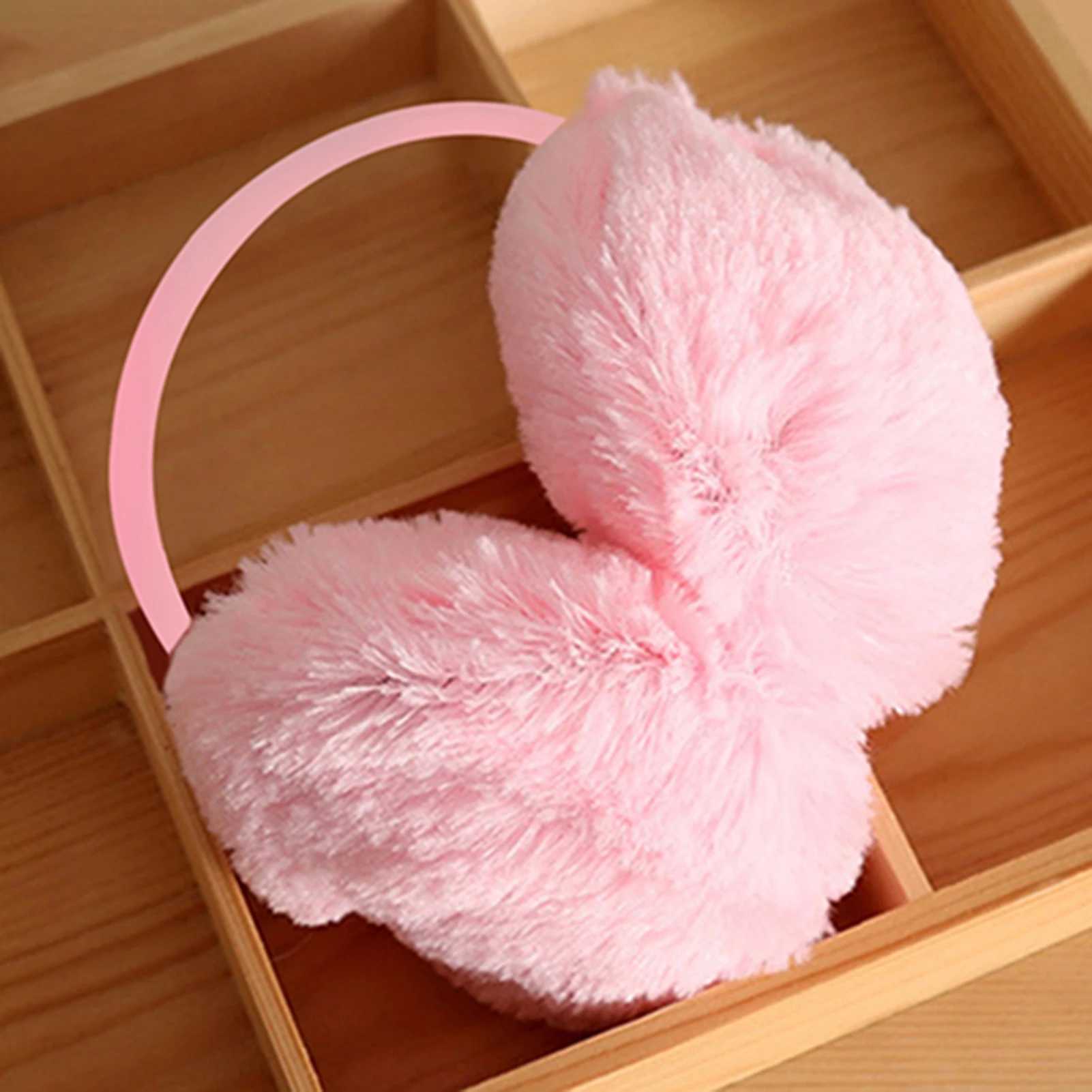 Soft Plush Ear Warmer Winter Warm Earmuffs for Women Men Ear Pad Ear Warmers Earmuffs Solid Headband Ear Cover Kids Ear MuffsXJ241126