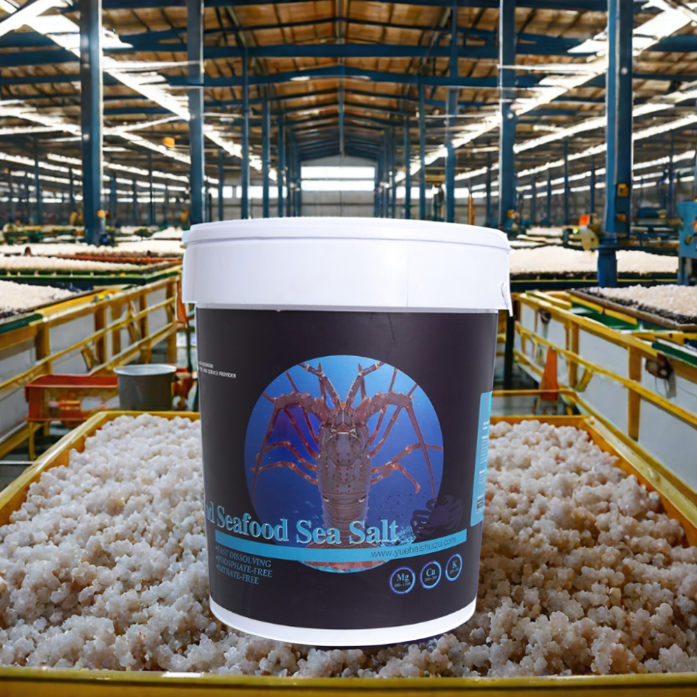 Professional Factory 25kg bag 1000kg per bulk bag Farm Crab Shrimp lobster salt synthetic yuehai AquaCulture sea salt