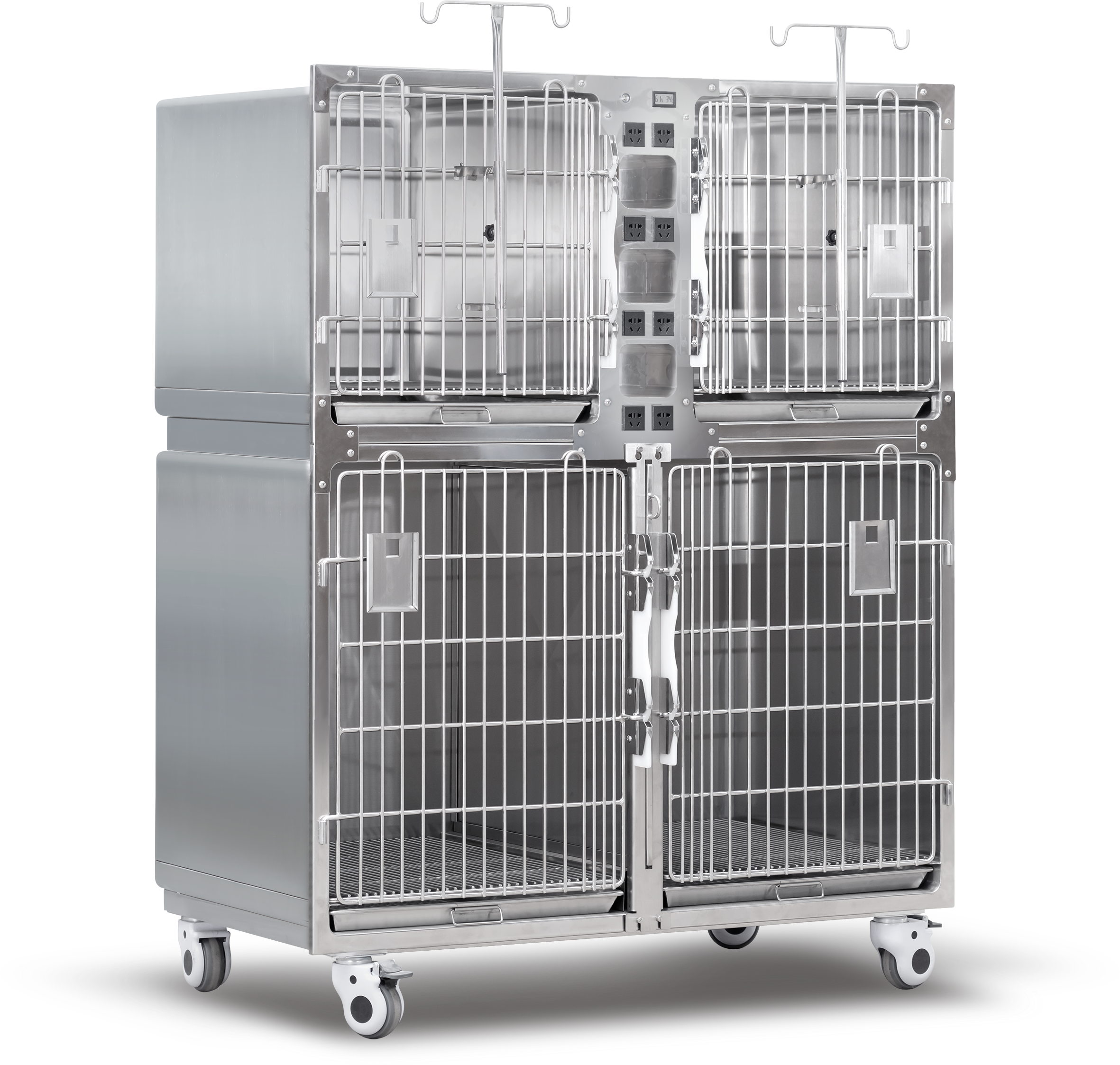 Pets dog cat Cages Stainless Steel 304 for Pet Hospital Use