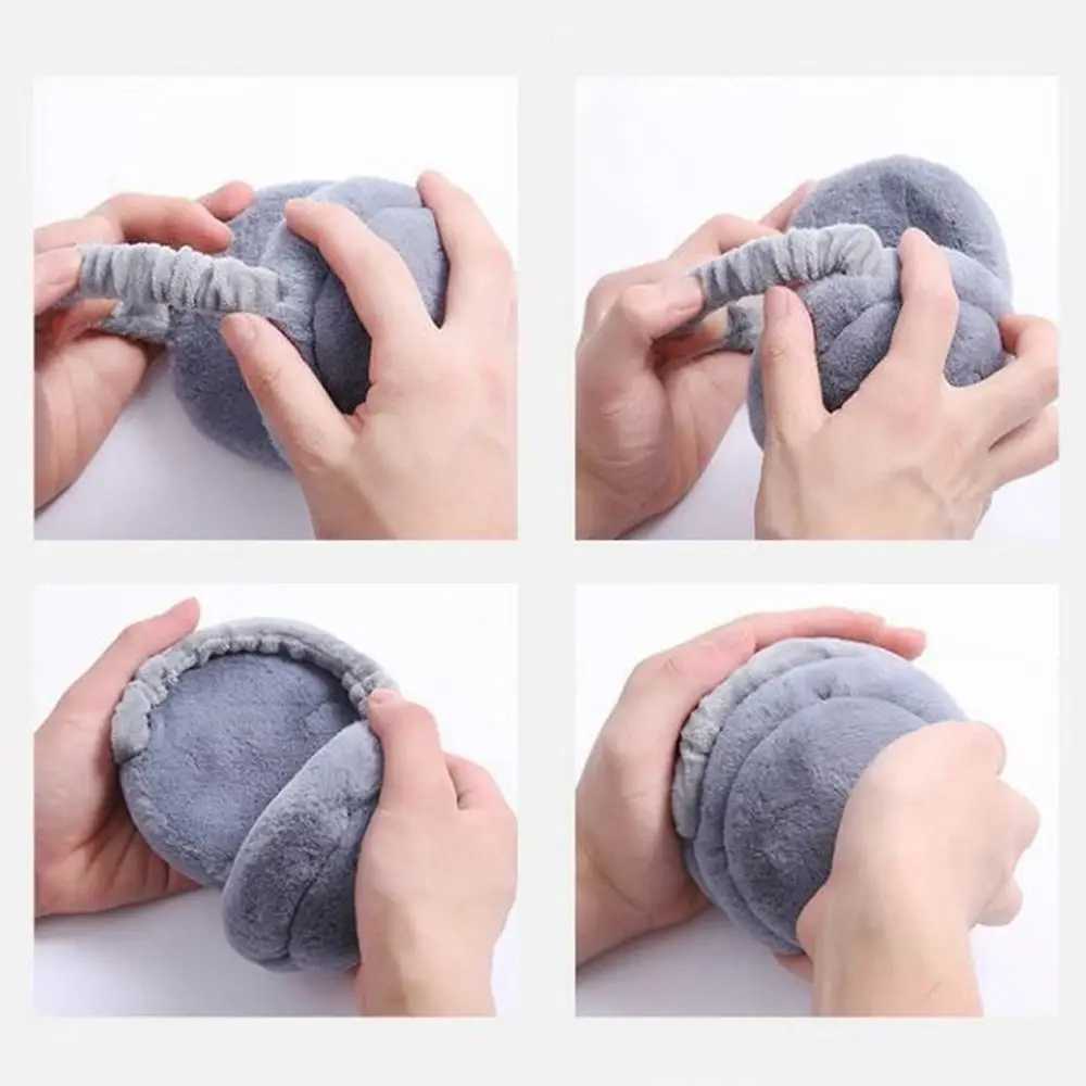Fashion Winter Warm Earmuffs Portable Soft Plush Ear Warmer Women Men Earfl Outdoor Skiing Cycling Cold Protection Ear CoverXJ241126