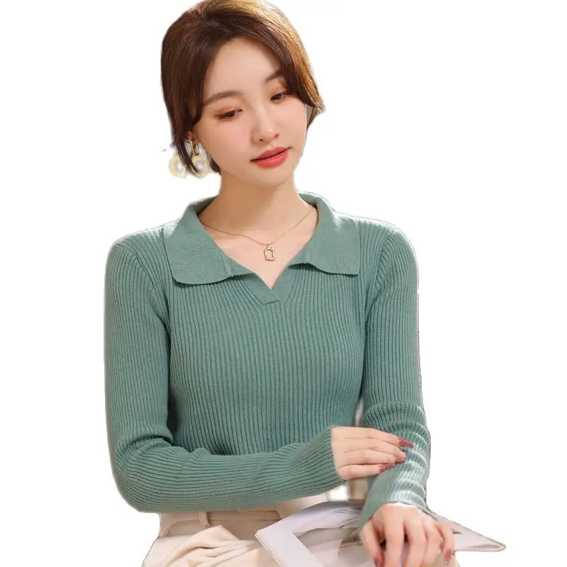 Winter maternity care sweater long sleeve lower collar postpartum female breast feeding pull up fashionable lotion top 241126