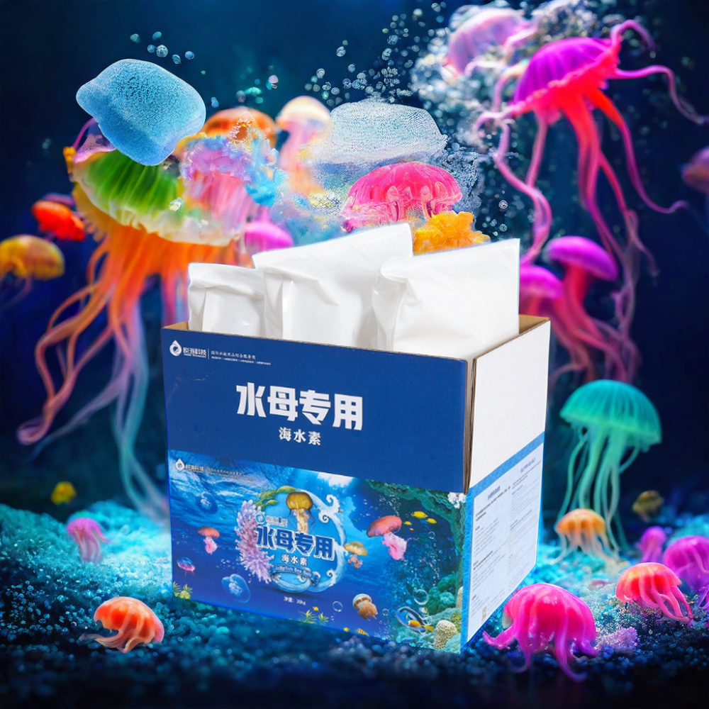 soluble jelly salt soak artificial sea water crystal salt for aquarium 20kg 25kg Jellyfish sea salt