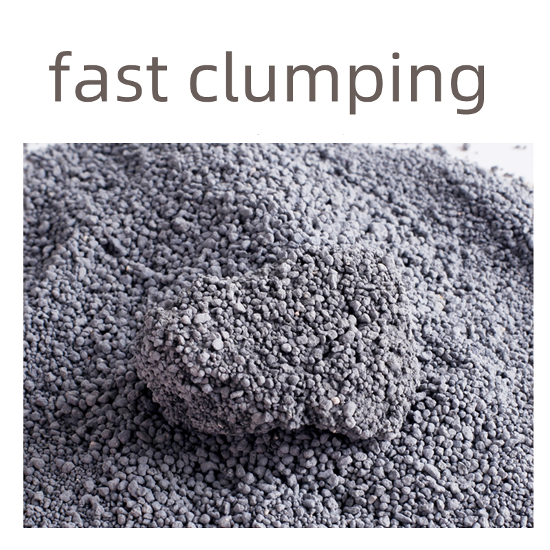 Ultra low dust OEM activated carbon cat litter sand bentonite cat litter