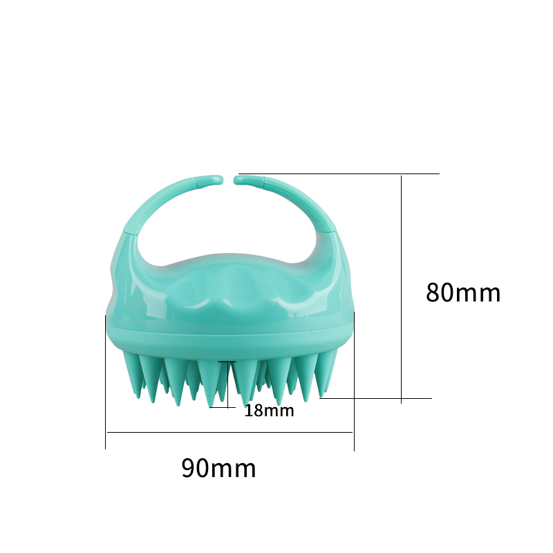 Custom LOGO SILICONE Dog Bath Brush Best Pet Bathing Tool for Dogs