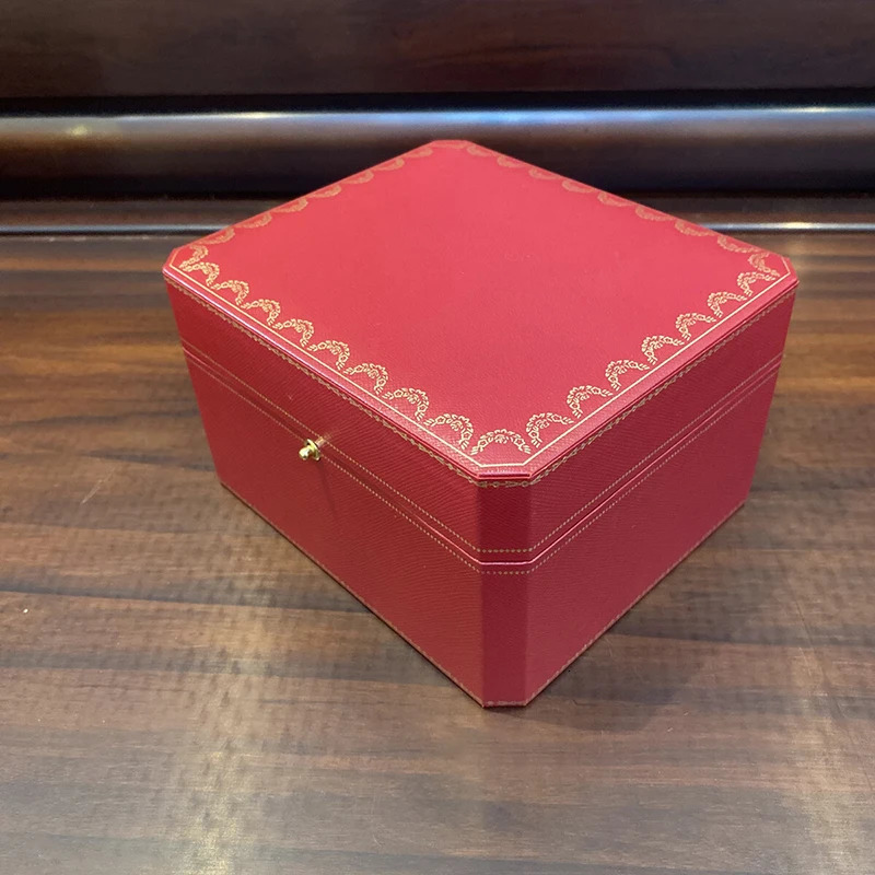 Red Watch Jewelry Packaging Box 1-Slot Watch Bracelet Storage Box Flip up Mens Mechanical Watch Organizer Box 241125