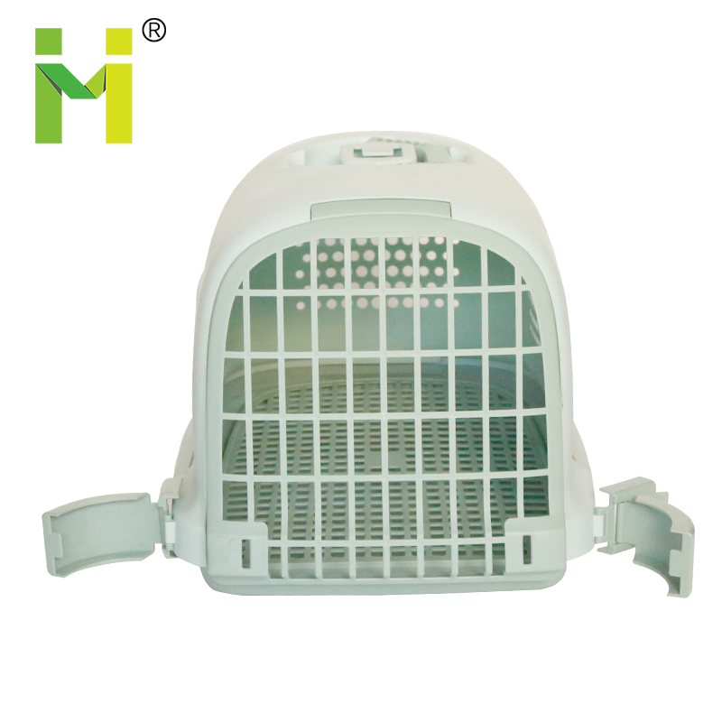Plastic Pet Cage With Big Door Dog Cage Pet Carrier Fashion Travel Pet Air Box For Dog&Cat