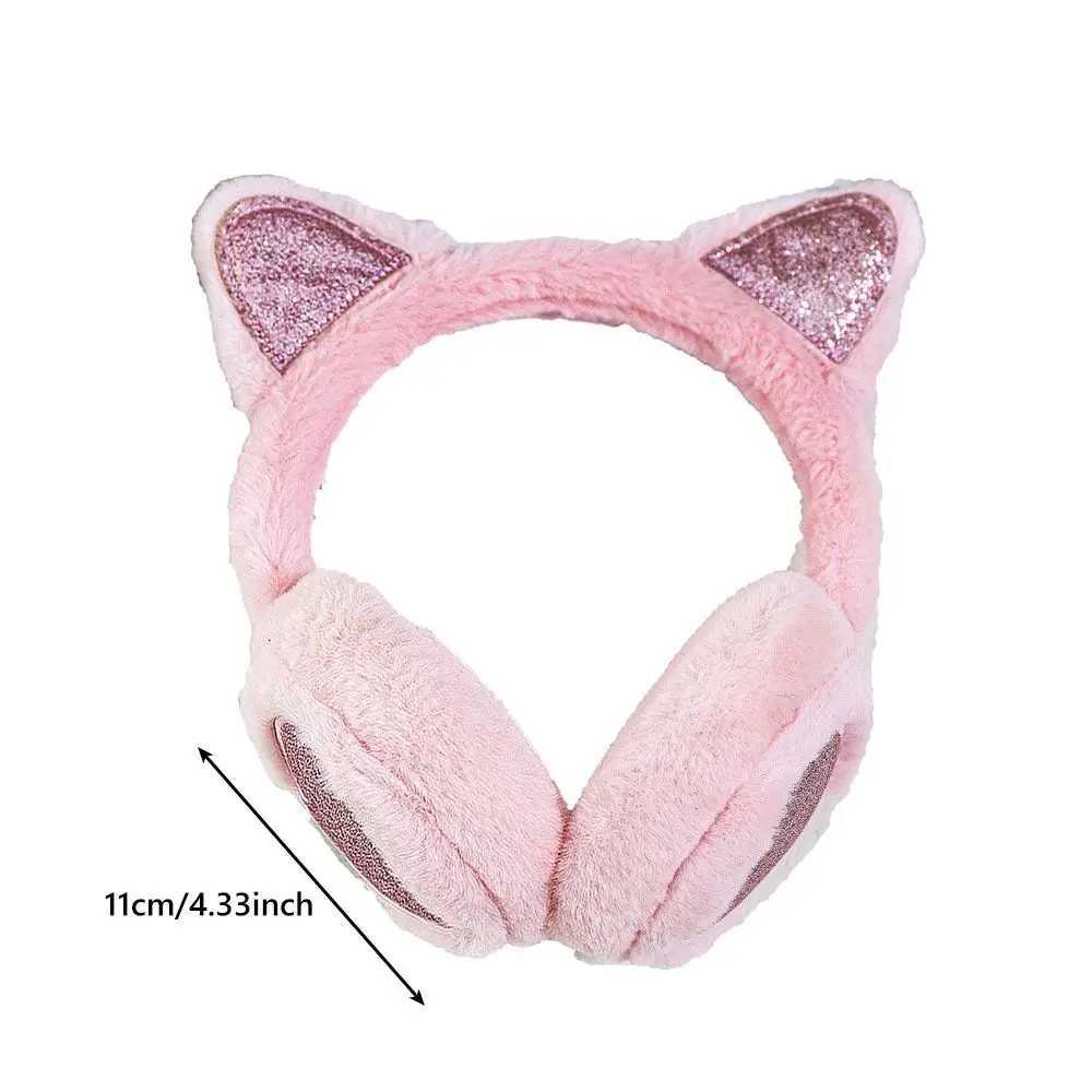 Fashion Cute Animal Earmuffs Winter Warm Outdoor Ear Covers Headband Soft Furry Ear Warmers Foldable Ear Muffs EarlXJ241126