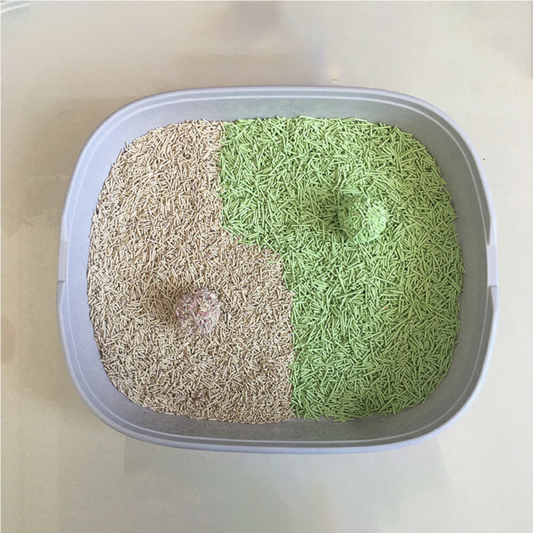 Wholesale Quick Clumping Tofu Cat Litter 2mm Pet Cat Litter Dust Free Super Clumping Pet Sand