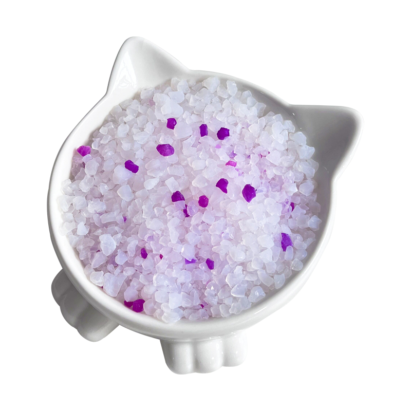 The Cheapest New Type Top Quality Highly Absorbent Natural Crystal Non Clumping Silica Gel Crystal Cat Litter Sand