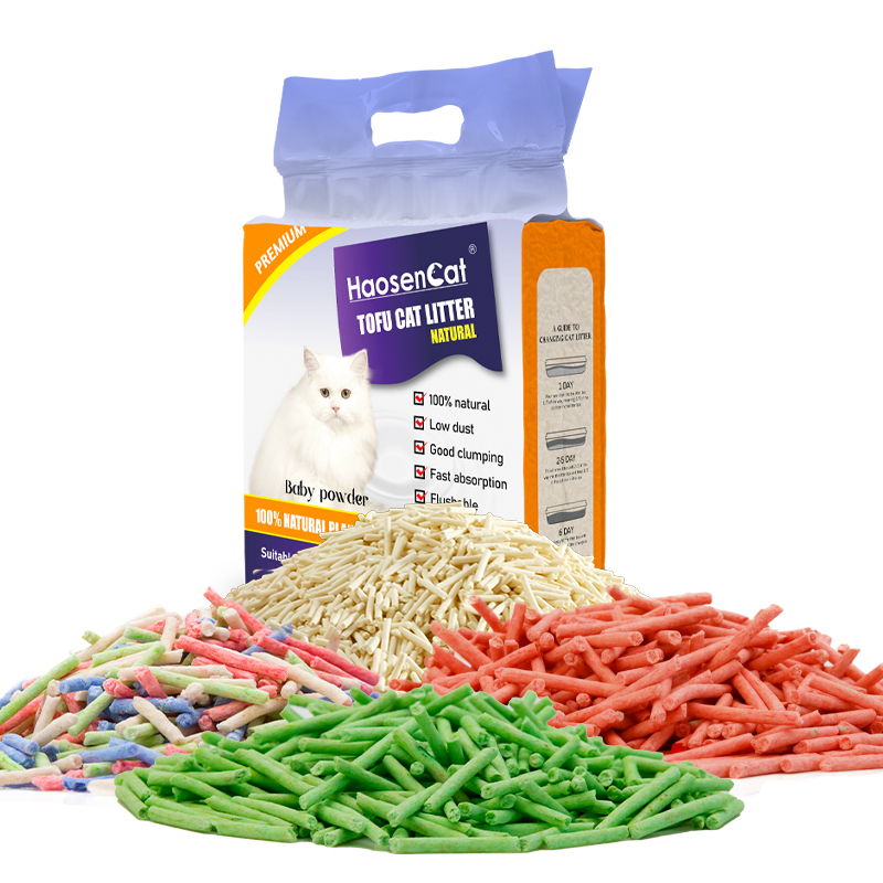 Factory Direct Sale Feline Fresh Dust Free Clumping Tofu Kitty Sand Cat Litter