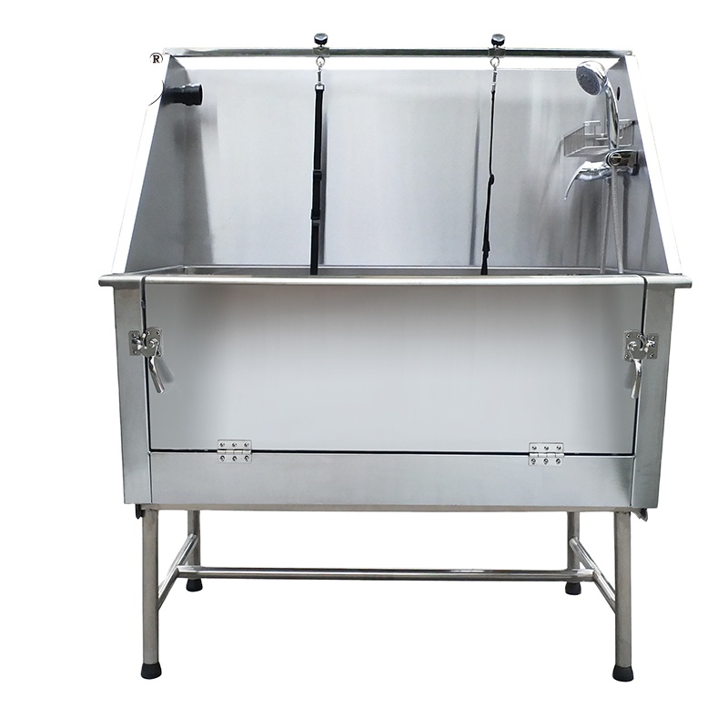 Foldable Stainless Steel Cat Pet Grooming Bath Tubs Sink Dog Spa Bathtub