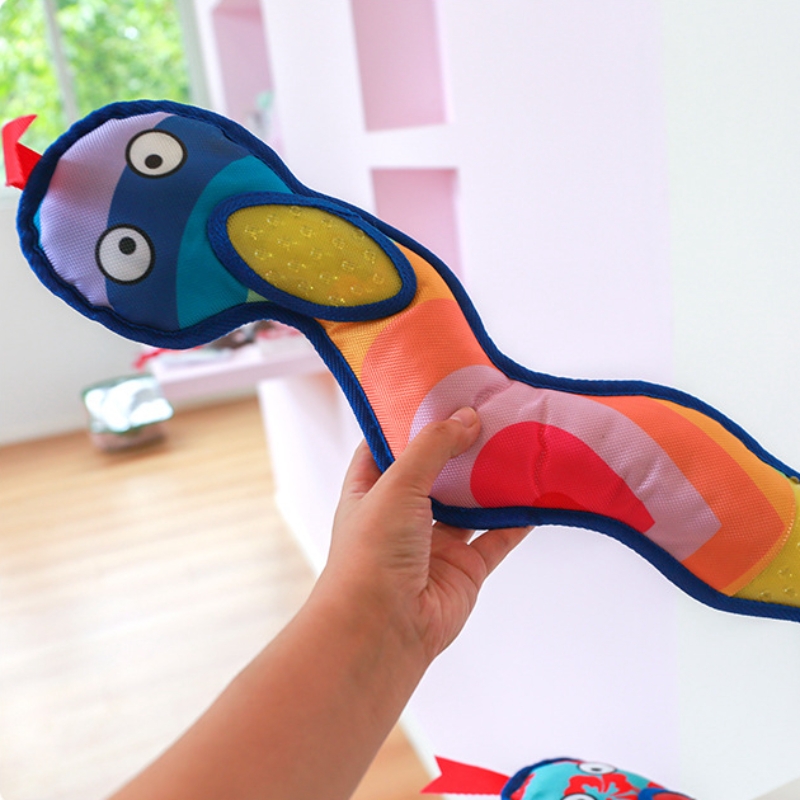 Hot Sale Eco-Friendly Wearable Pet Toy Explosive Models' Unique Design Noisy Sound Emitting Toy Snake