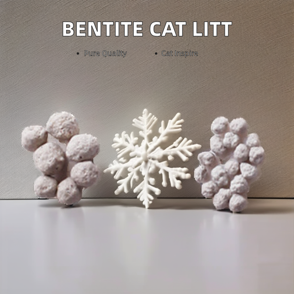 OEM Pure Natural Bentonite Cat Litter 10kg Dust-Free and Strong Deodorizing Cat Sand