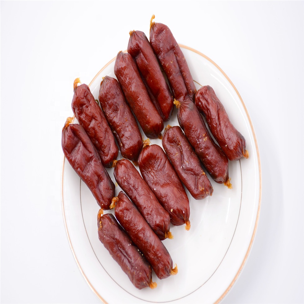 duck sausage dog treats healthy dog snack factory wholesale oem private label and chicken sausages pet food
