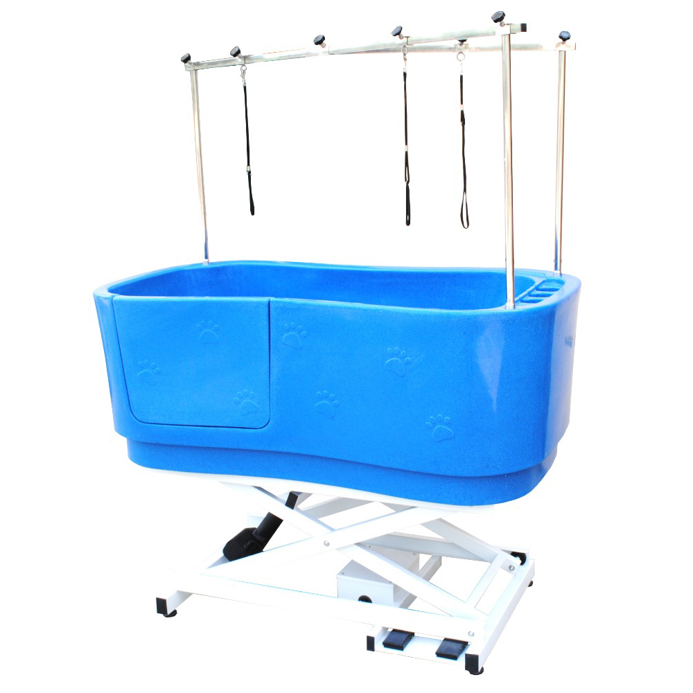 Electric Lifting Height Adjustable Pet Plastic Dog Washing Grooming Bathtub