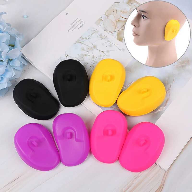 1 Pair Ear Cover Shower Waterproof Hair Coloring Ear Protector Cover Cs Pretty Pro Hair Salon EarmuffsXJ241126