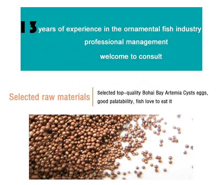 Support customized 5 kg barrels, high hatchability, high nutrition, Artemia eggs to promote rapid growth of fish