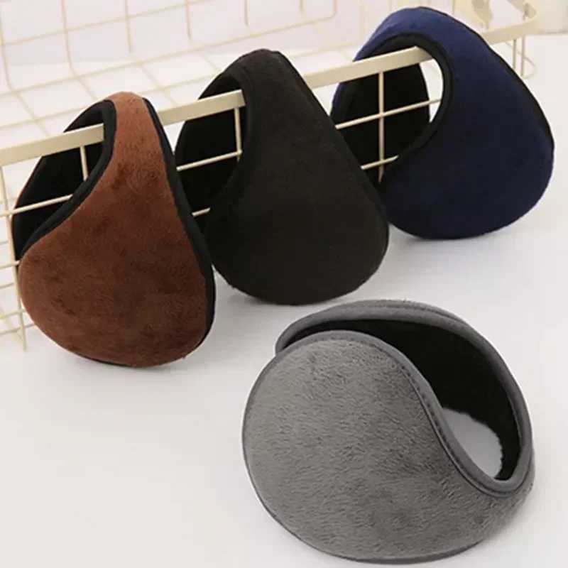 Womens windproof ear cushions warm ear protection thick plush winter warm ear cushions outdoor bicycle warm soft ear cushions W241126