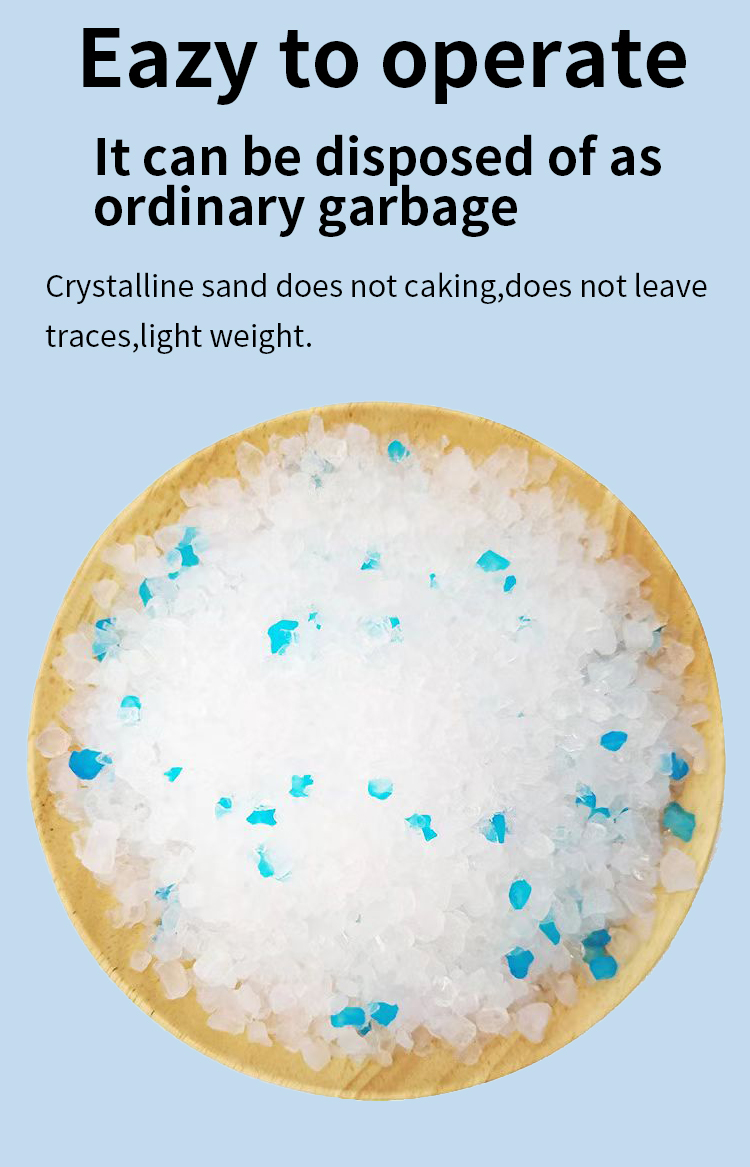 2024 Hot Wholesale Dust Free Pellet Silica Cat Litter Crystal Cat Litter Silica Cat Litter