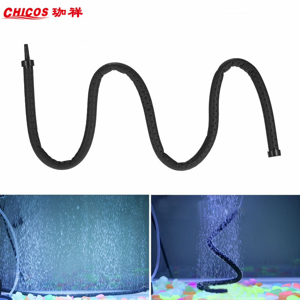 Air Curtain Diffuser 20cm/30cm/45cm/60cm/75cm FlexibleTube plastic aquarium fish tank air bubbles tube