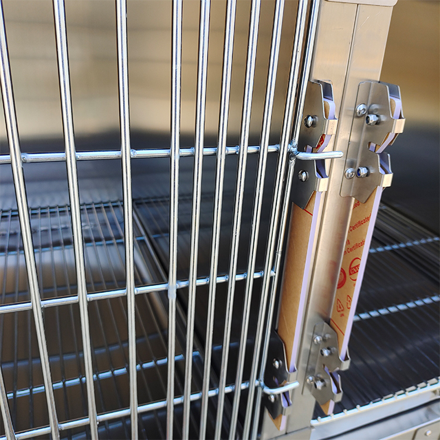 EUR PET Top Quality Professional Veterinary 5 doors stainless steel dog cage For Vet Clinic