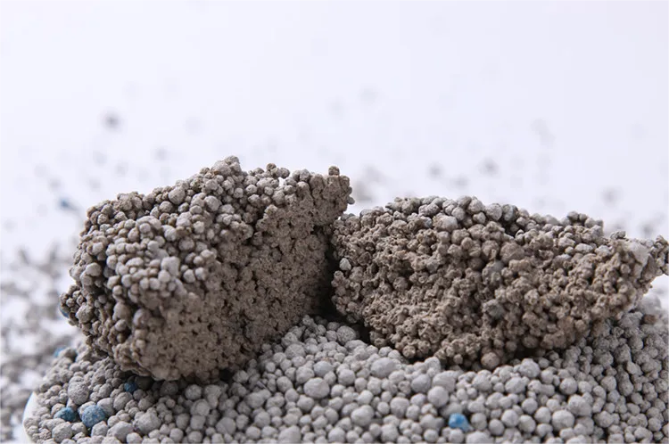 Natural And Strong Clumping Crushed Bentonite Cat Litter With Unscented Long Lasting Odour Control No Dust