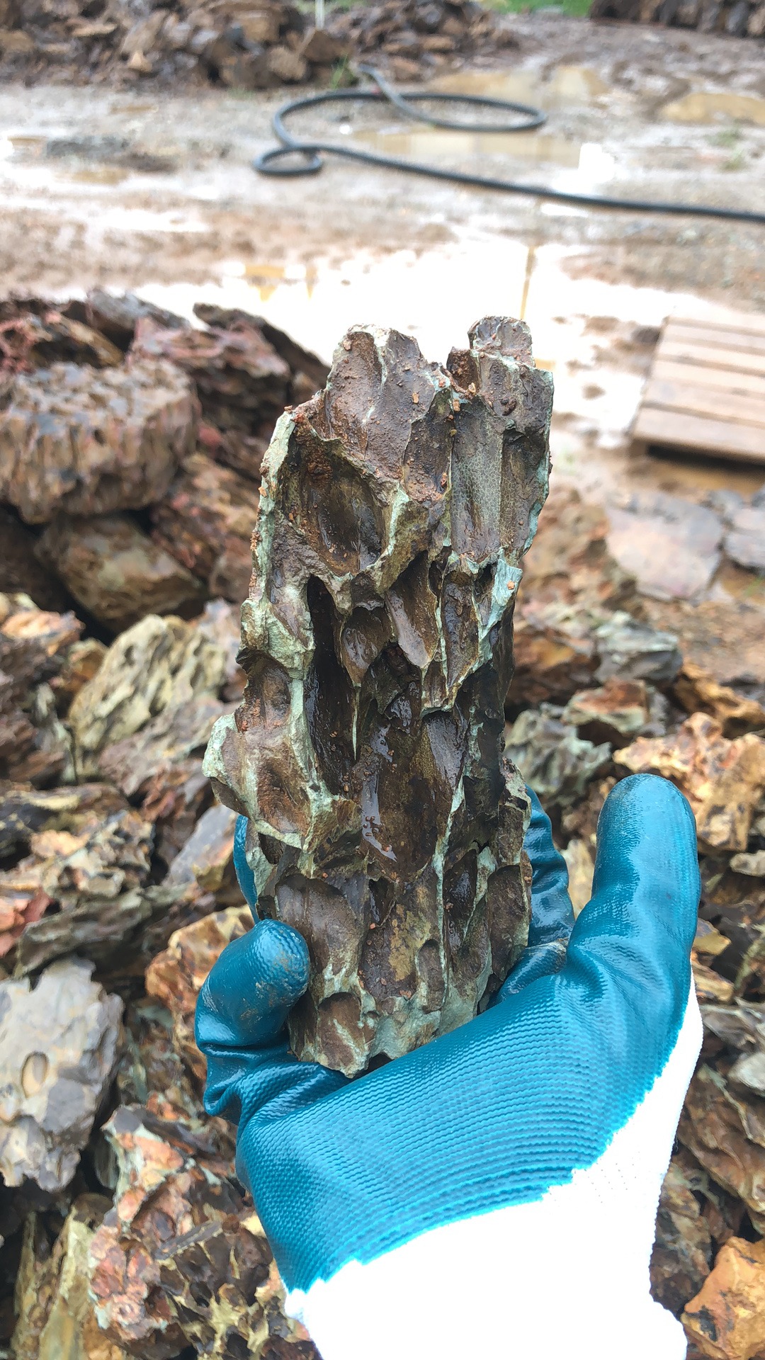 Acid Seiryu stone Wash Decoration aquascape Dragon Rocks garden for fish tank decoration