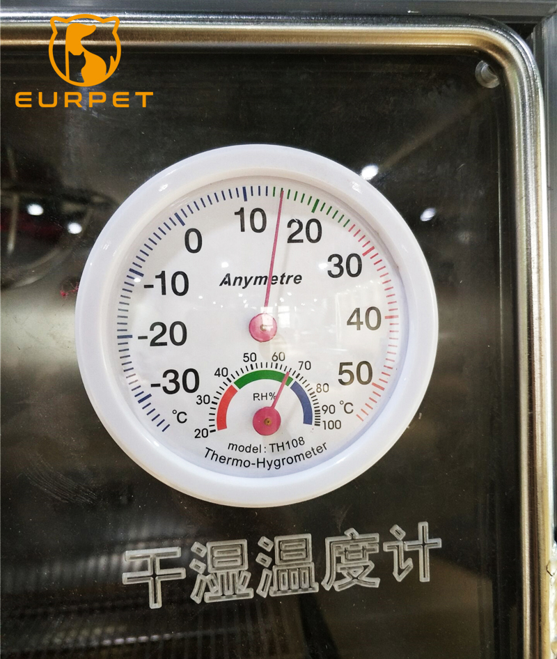 EUR PET High Quality Professional Equipment Veterinary Pet ICU cage animal vet with temperature control and oxygen