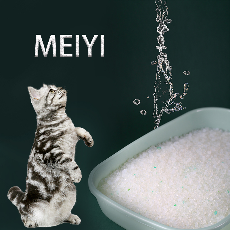 Absorbent Silica Gel Sand Filler Clean Bulk Cat Litter Silica Gel Cat Litter For Wholesale Product Low Dust With Fragrance