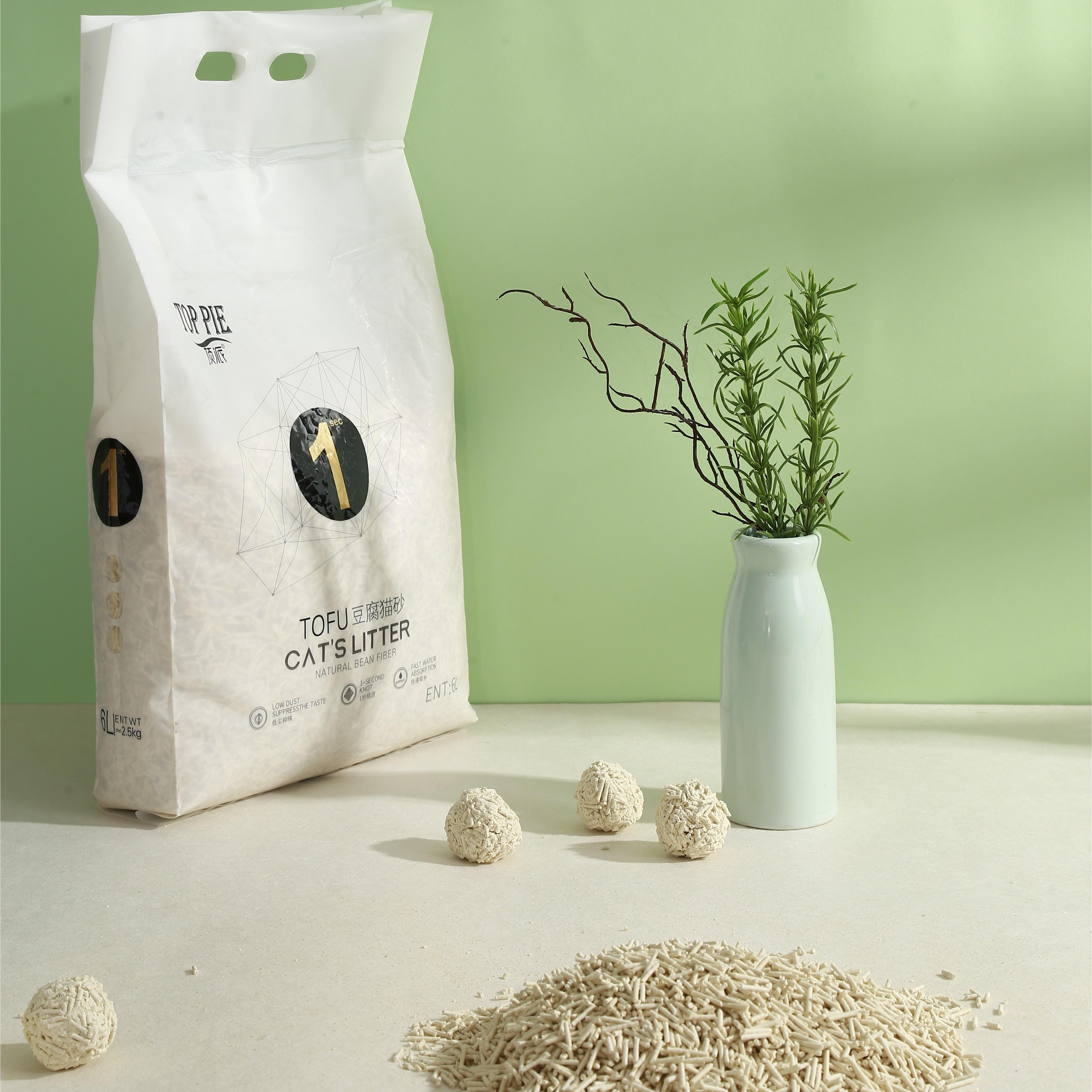 New pet products 2024 innovative product fragrance cat sand cat litter wholesale tofu cat litter