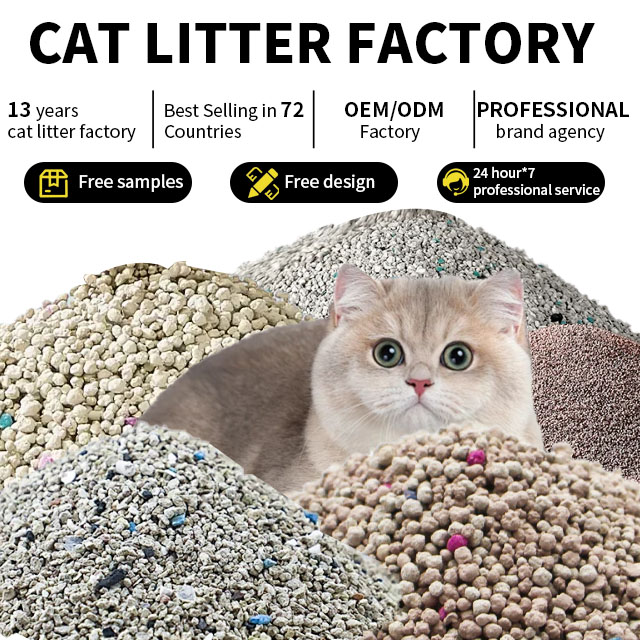Cat litter Manufacturer Strong Clumping Flushable Odour Lock Sodium Activated Plant Bentonite Cat Litter