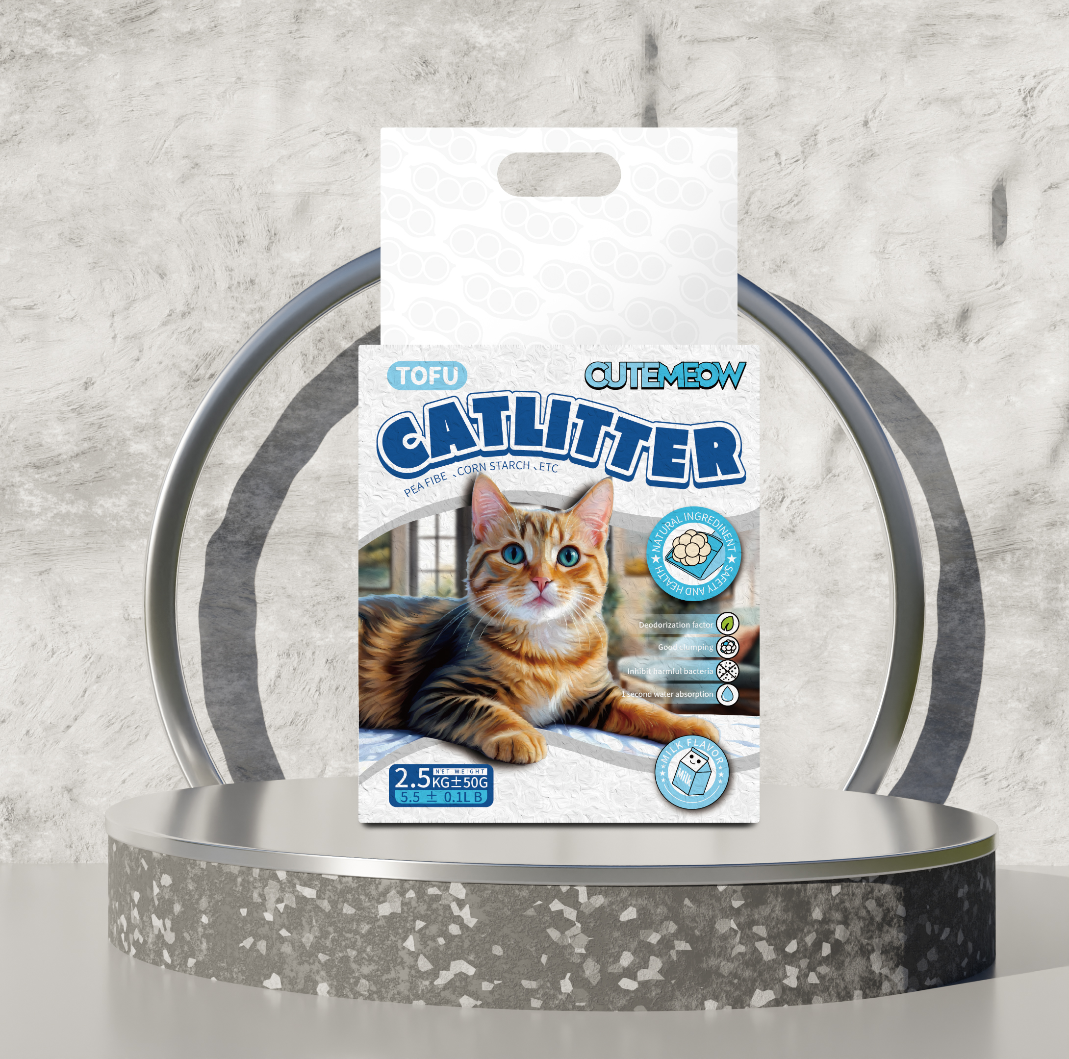 Degradable Flushable Cat litter Tofu Catlitter Cat Litter