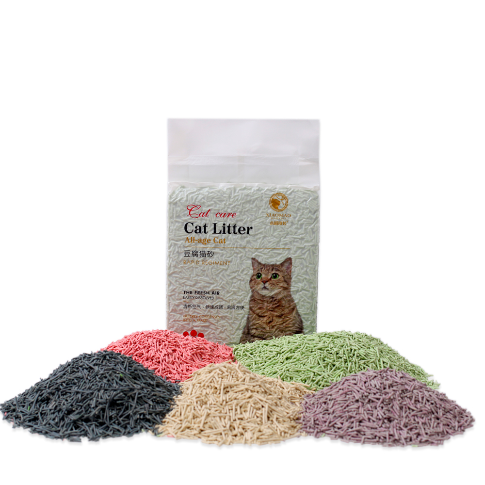 Chinese high quality tofu cat litter new broken tofu cat litter popular cat litter tofu flushable
