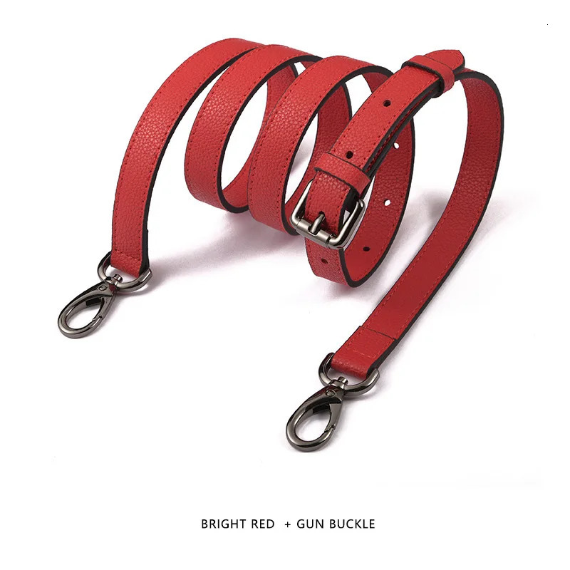 Lychee Pattern Leather Shoulder Bag Straps for Handbags Strap Handle Replacement Belt DIY Accessories Gold Buckle 241125