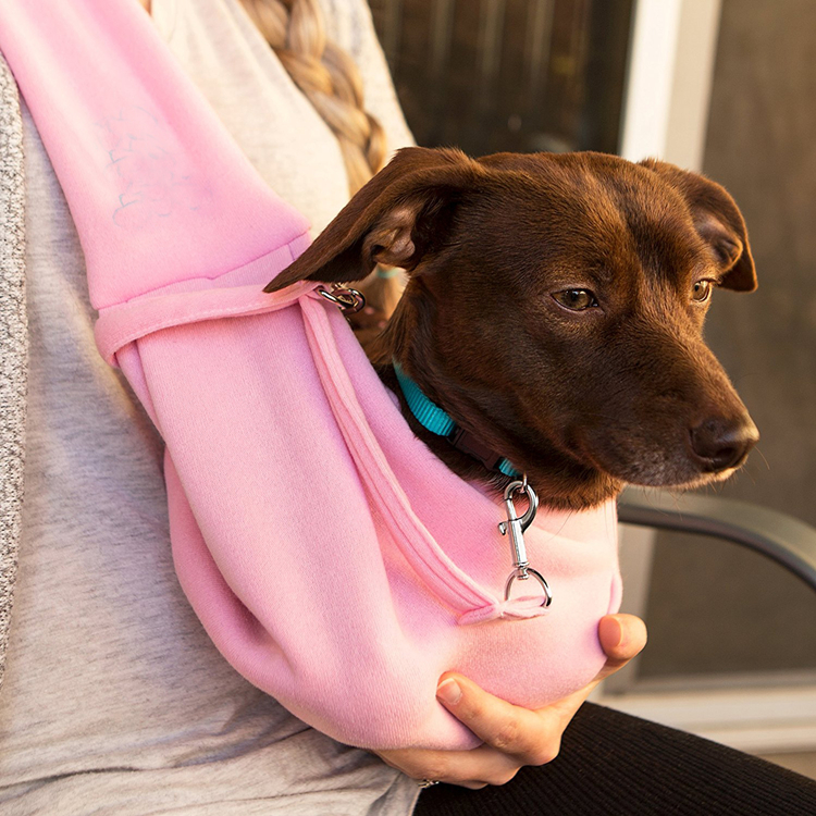 SAMPLE Hot Sale Outdoor Travel Soft Pouch Hands Free Reversible Pet Sling Carrier for Small Dogs Cats Puppy