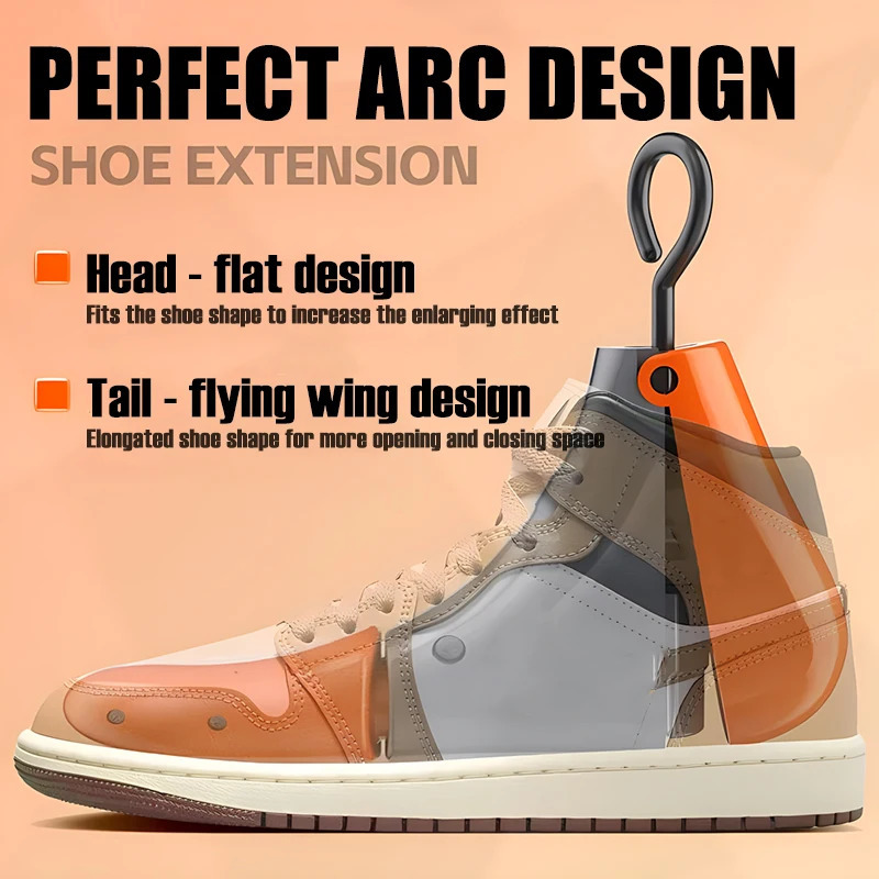Repacego 1-piece shoe stretch tree universal unisex womens adjustable length high width low top shoe extender 241126