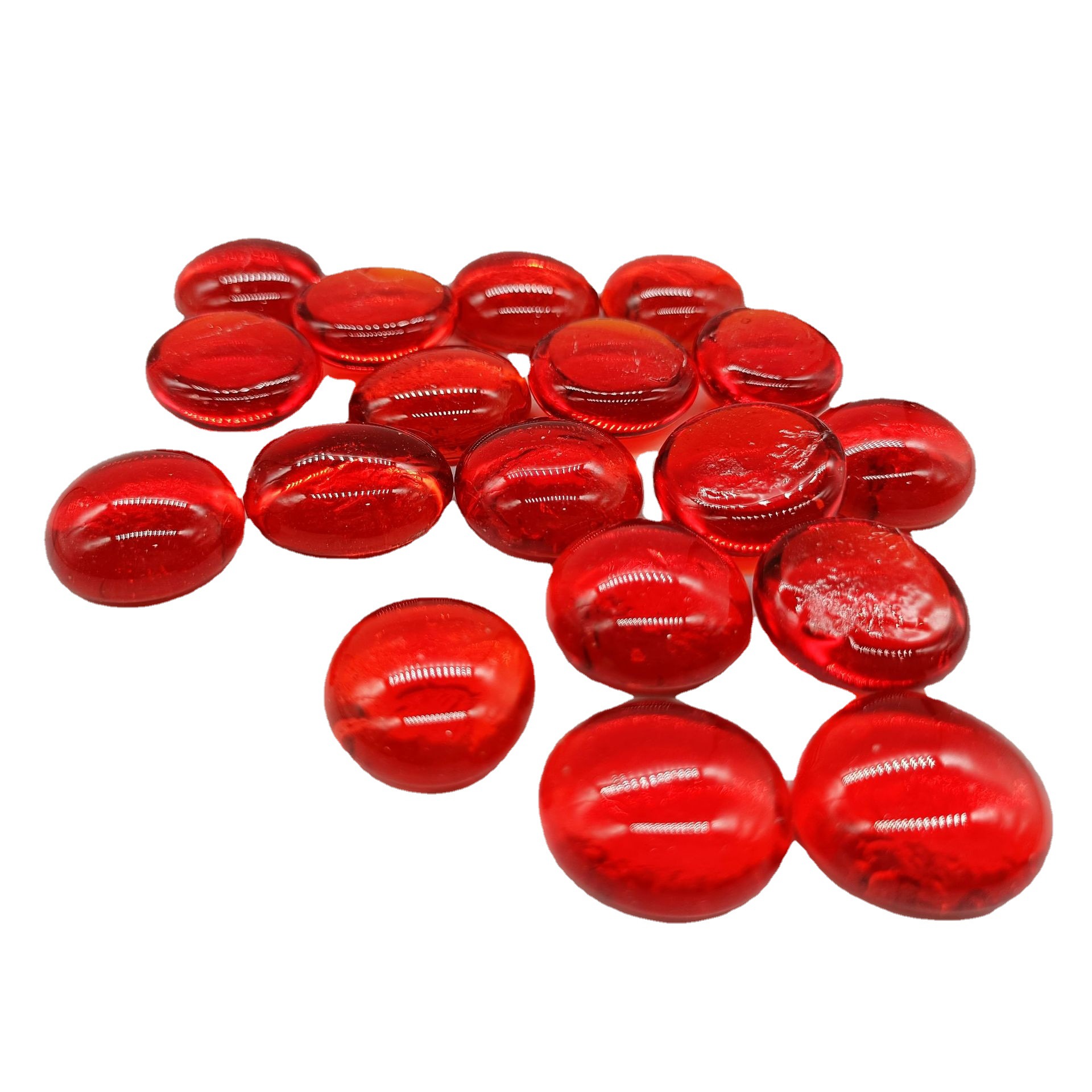 High Quality Colorful Glass Round Beads Clear Stone Ornaments Aquarium Home Decoration