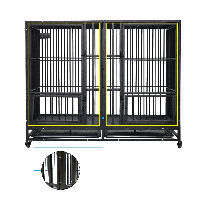 manufacturer wholesale stainless steel metal large small foldable carriers cheap pet dog cage